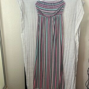 Summer strapless dress